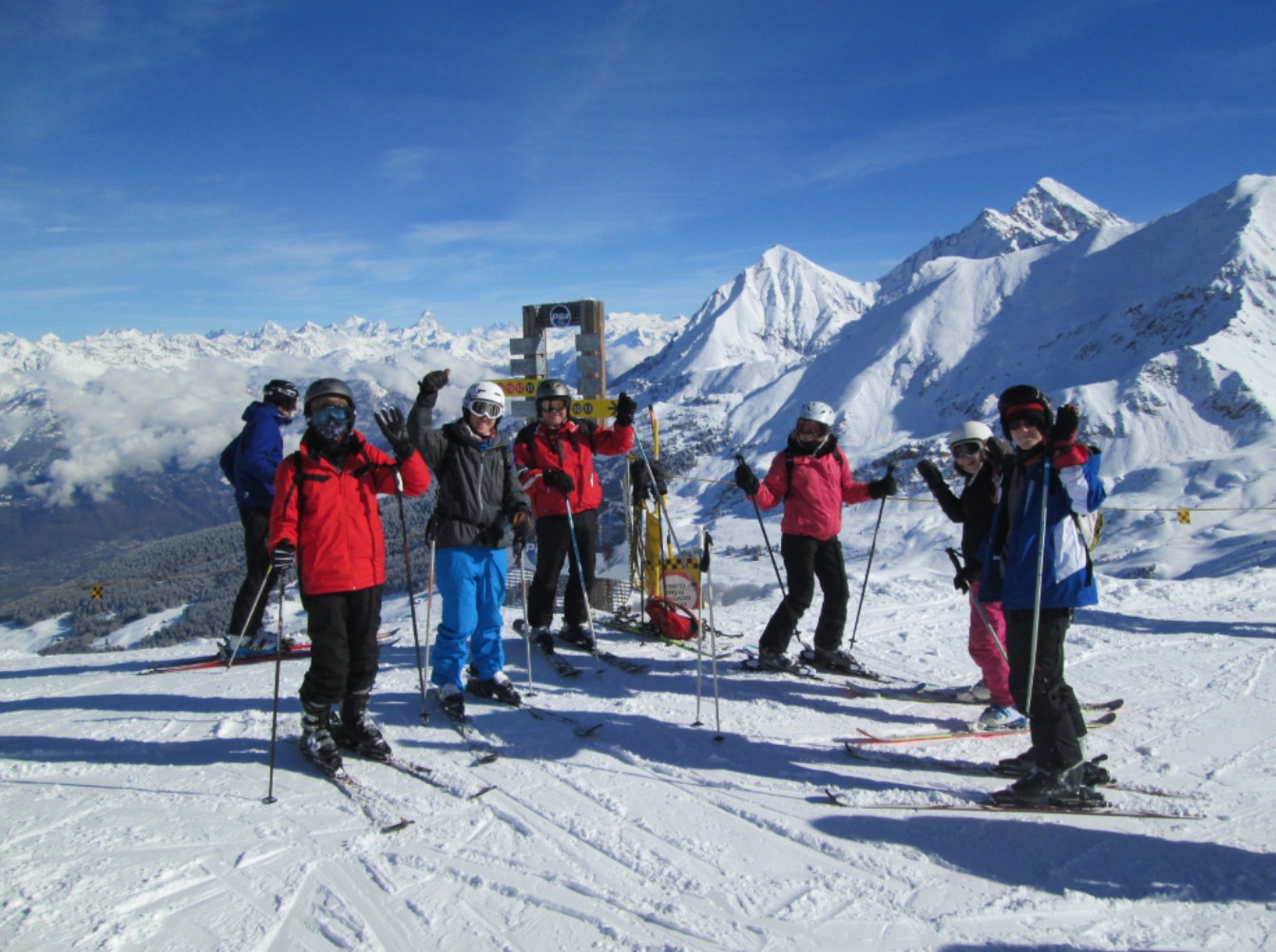 Ski Group with Johnsons Coaches