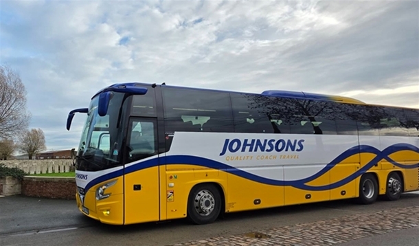 Johnsons coach parked