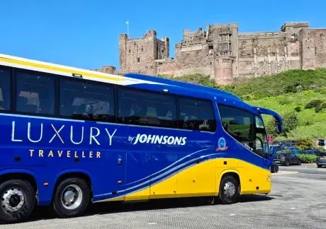 Coach at castle
