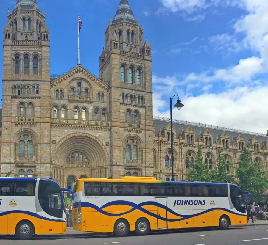 Coaches with cathedral