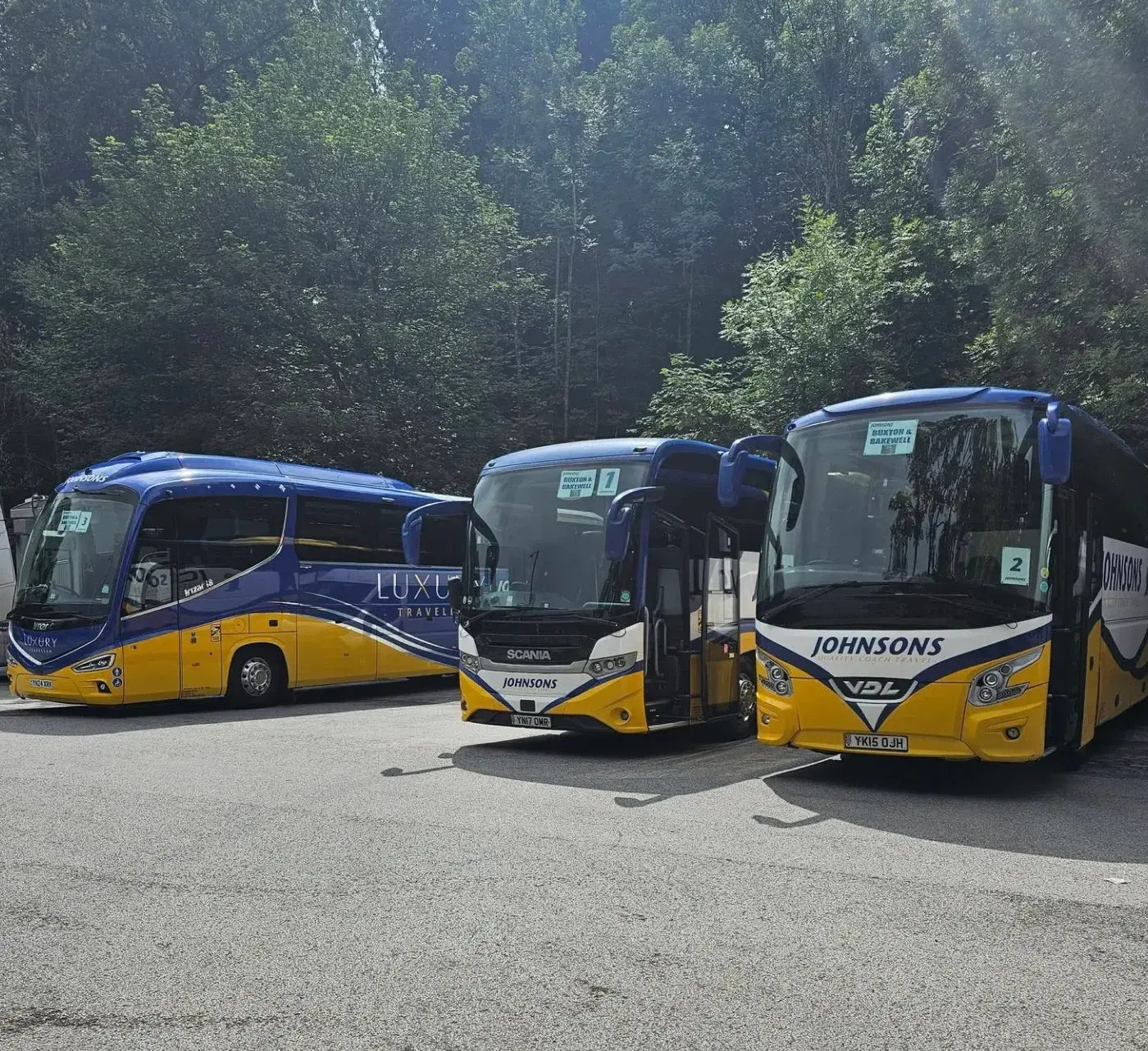 Coaches parked up